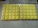 亿派 隔音棉墙体自粘 吸音棉室内琴鼓房隔音板隔音门ktv消音海绵材料 蘑菇头黄色 5cm厚 （50CMx50CM带背胶） 实拍图