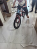 凤凰山地自行车男女变速山地车碟刹青少年儿童自行车学生单车 星际 蓝粉【单速+三刀轮】 20寸【适合125-160cm】 实拍图