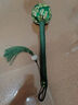 蕲大妈艾草锤子养生按摩捶背锤肩敲打棒经络疏通拍八虚拍打神器艾灸筋络 高绸缎墨绿 1个加长款艾草锤【33cm】 实拍图