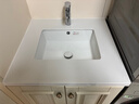 FOAO 德国大容量平底台下盆卫生间方形洗脸盆石下盆陶瓷嵌入式洗手盆 20寸单盆（500*400*185） 实拍图