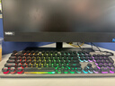 惠普（HP）K500Y真机械手感键盘 朋克蒸汽复古有线游戏专用吃鸡笔记本电脑电竞lol办公键盘 黑色彩光圆帽 实拍图