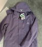 骆驼（CAMEL）三防冲锋衣户外登山服防风防水防污三合一运动外套 AD12263514X抓绒内胆凝夜紫男女 S 实拍图