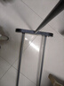 衣架落地卧室家用双杆晾衣架挂衣架子室内衣服衣帽架加粗阳台衣杆 110cm黑【单杆+置物架】; 实拍图