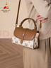 稻草人包包女包2025新款轻奢百搭单肩斜挎包妈咪手提包生日礼物送妈妈 实拍图