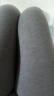 松山棉店加厚贴片保暖裤男女双层护膝暖腰加绒打底秋裤棉裤冬季抗静电东北 女士-加厚深麻灰(-15~-5°C） L （女士110-125斤，男士140-155斤) 实拍图