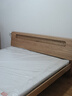 源氏木语全实木床北欧风小户型卧室家具橡木床现代简约主卧1.5m1.8m双人床 原木色高铺夜光床斜靠版【橡木】 1800mm*2000mm  框架结构 实拍图