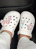 卡骆驰（CROCS）洞洞鞋贝雅男鞋女鞋轻便耐磨一脚蹬拖鞋休闲鞋|10126 白-100 41 /42(260mm) 实拍图