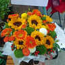 冉子花坊鲜花速递同城配送向日葵混搭抱抱桶玫瑰送女友爱人生日礼物真鲜花 抱抱桶混搭 实拍图
