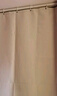 柏格美 欧式简约小窗帘轻奢低调款防水浴帘套装免打孔窗帘遮挡门帘卫生间加厚防霉隔断布帘子 米白+环+伸缩杆（挂环款） 挂环款宽150*高150（适用窗宽110-145） 实拍图