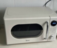 美的（Midea）微波炉复古奶油风微波炉小型家用20L易清洁解冻五档速热均匀加热全自动多功能一体迷你M2F转盘式 M2F复古奶油风微波炉 20L 实拍图