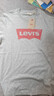 Levi's李维斯情侣美式宽松印花时尚简约舒适潮流纯棉圆领短袖T恤 灰色 002A0-0003 M 实拍图