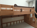 可颜上下铺床儿童床男孩女孩卡通高低床子母床双层床小户型实木上下床 柜梯款 上床宽100  下床宽120 实拍图