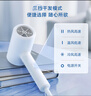 美的（Midea）八千万蓝光负离子护发电吹风 折叠便携吹风机 大功率吹风筒FZ101(LN)  1800W 节日/生日礼物推荐 实拍图