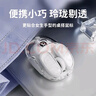 前行者（EWEADN）Q9小土豆无线蓝牙双模透明鼠标游戏可充电式电竞电脑笔记本低音轻量化RGB灯效 月陶白 实拍图