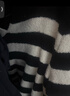 ubras情人节【刘雯同款】慕斯绒条纹保暖加绒家居服套装女睡衣女 女款圆领-白色 L 实拍图