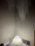 斤慕三色百褶台灯高脚欧式卧室床头小夜灯氛围温馨书房桌面生日礼物 台灯【黑色葫芦米黄罩 USB三色】 实拍图
