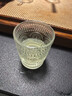 【京东物流】冰川纹玻璃杯时尚潮流ins风果汁杯酒杯水杯 太阳花直身杯 260ml1只 实拍图