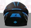 安迪亚电动车头盔男女士四季通用全盔冬季保暖电瓶车安全帽带可拆围脖 【哑黑-蓝花】可拆围脖 实拍图