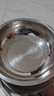 不锈钢盆加厚款家用厨房商用洗菜盆和面洗脸洗衣盆 30cm一个装 实拍图