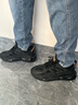 森馬男鞋2025秋季新款休闲百搭老爹鞋男士跑步运动鞋子青少年轻便软底 黑金单鞋 40 实拍图