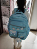 靓宝宝库洛米三到六女孩小学生减负护脊大容量一年级二女童轻便儿童书包 小号蓝色(适合1-2年级) 实拍图
