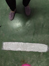 巨成云 尘推替换布90cm 蓝白商场平板地拖布 加厚粗线棉纱拖把头 1块 实拍图