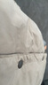 无印良品（MUJI）女式 轻量羽绒便携式 无领 夹克 羽绒服女款  浅米色5A XL 实拍图