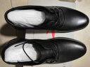 红蜻蜓商务休闲皮鞋男士正装德比鞋加绒棉鞋保暖男鞋WTA7376黑色43 实拍图