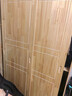 福霜【包安装】全实木衣柜家用卧室推拉门收纳柜子移门原木风大衣橱 120宽50深180高 (原木无漆)纯实木无贴皮 实拍图