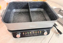 美的（Midea）火锅专用锅 电火锅 电煮锅8L多功能锅 鸳鸯锅分区控温 分体式多用途锅火锅锅HGS382712 实拍图