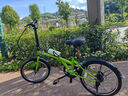 大行（DAHON）HAT061折叠自行车20英寸6速成人男女通勤休闲变速单车 青苹果绿 实拍图