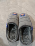 大嘴猴（paul frank）棉拖鞋男士秋冬季室内家居拖鞋毛绒保暖厚底棉鞋男款深灰270PF607 实拍图