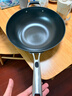 爱仕达（ASD）炒锅铸铁锅不锈无涂层旋风底炒菜锅32cm燃气电磁炉通用CF32Z1WG 实拍图