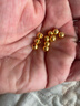 周金生黄金转运珠金豆豆小金豆子5D硬金散珠子足金999diy生日礼物 镜面金珠-5mm-约0.06g【袋装】 实拍图
