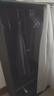 哈尔城堡衣柜卧室简易衣柜出租房钢架结构宿舍布衣柜子组装防尘衣服收纳柜 双排-暗夜黑【抽屉款】 实拍图