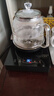 FUNORK全自动上水电热烧水壶玻璃烧水器茶台专用一体茶桌茶几保温泡茶具抽水电茶炉 1L 底部上水 - 黑色 实拍图