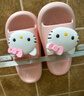 猪爸爸儿童拖鞋女童夏季2025新款室内防滑6-12岁三丽鸥宝宝亲子拖鞋粉40 实拍图