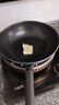三禾无涂层不粘炒锅炒菜锅无油烟钛合金钛锅具30cm天穹黑配钢铲LC30S1 实拍图