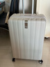 汉客行李箱女拉杆箱男大容量双层拉链密码旅行箱29英寸白 102升巨能装 实拍图