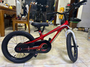 优贝（RoyalBaby）儿童自行车男女镁合金单车 月亮系列4-7岁 宇航员16寸 红色 实拍图