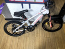 凤凰山地自行车男女变速山地车碟刹青少年儿童自行车学生单车 星际 粉白【变速+辐条轮】 18寸【适合120-155cm】 实拍图