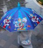 咕咕象（guguxiang）儿童雨伞小男孩子幼儿园小朋友上学专用女男童宝宝奥特曼长柄伞 反光条黑胶款 1把 实拍图
