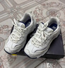 斯凯奇（Skechers）女鞋小白熊女士休闲鞋子厚底增高百搭运动软底老爹鞋女99999863 白色/海军蓝色/WNV 37.5 实拍图
