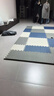 【无毒无甲醛无异味】防水防污泡沫拼接垫儿童爬行垫可擦洗地垫 藏青+灰色+白色-送边条 30*30*2.5cm厚【24片/升级无味】 实拍图