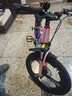 凤凰山地自行车男女变速山地车碟刹青少年儿童自行车学生单车 星际 粉紫【单速+三刀轮】 22寸【适合130-170cm】 实拍图
