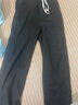 顶峰保罗（Dingfengbaoluo）休闲裤男秋季宽松垂感阔腿显高美式高街运动卫长裤子K510黑色L 实拍图