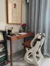 小屋木语实木窄书桌简约家用电脑桌学生卧室学习桌成人办公桌小户型写字桌 胡桃色单桌【加粗加厚】 60x40x75cm【单抽屉】 实拍图