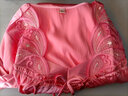 达芬奇密码睡衣女士春夏季仿丝家居服冰丝睡裙蕾丝 送妈妈母亲节礼物 1615粉色 L 实拍图