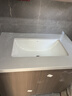 恒洁（HEGII）陶瓷台下盆洗脸盆洗手盆台盆方形面盆卫生间阳台嵌入式面盆 F款27寸方形大号裸盆10100-070 实拍图