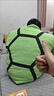 乐英奇乌龟壳抱枕玩偶可穿睡觉躺睡袋公仔衣服靠枕大龟壳毛绒玩具可穿戴 乌龟壳可穿【加厚加宽升级版 前后有棉】 85公分【适合8-9岁】 实拍图